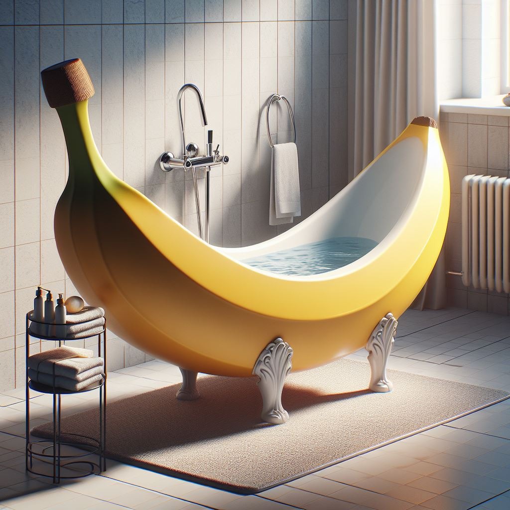 The Marvel of Modern Relaxation: Exploring the Beauty of the Banana Design Bathtub