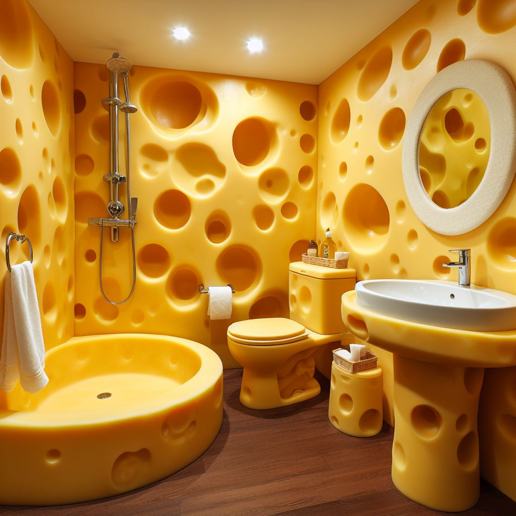 Unveiling the Whimsical Charm of Bathrooms Inspired by Swiss Cheese