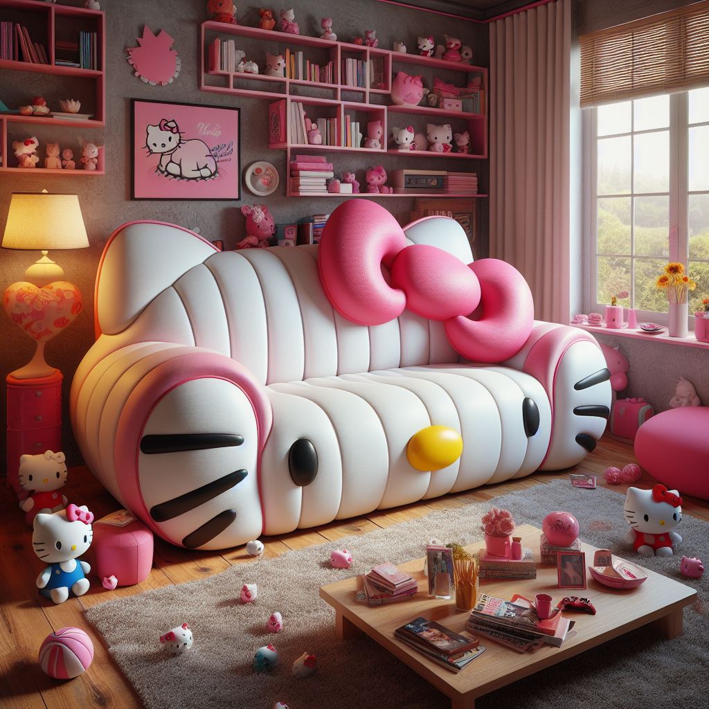 The Future of Hello Kitty-Inspired Sofa Design