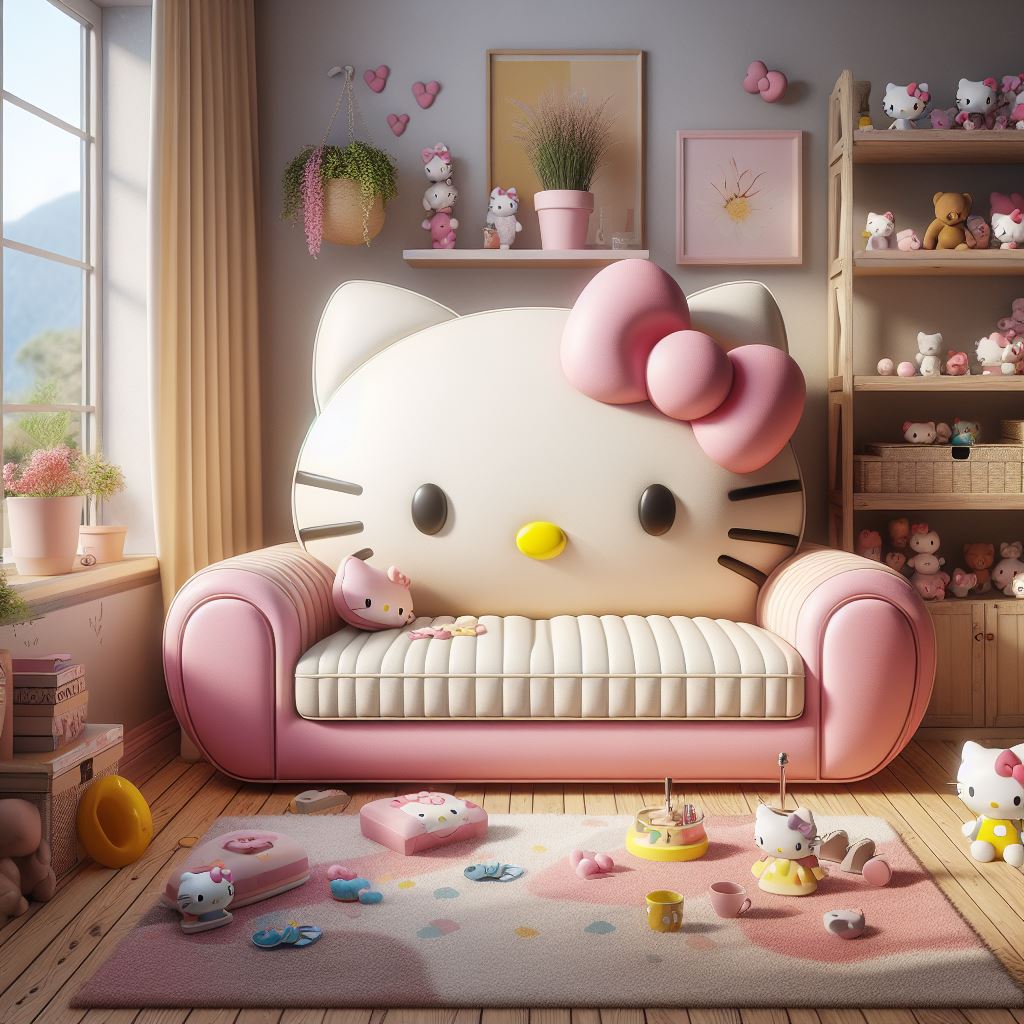 Hello Kitty-Inspired Sofa Collections