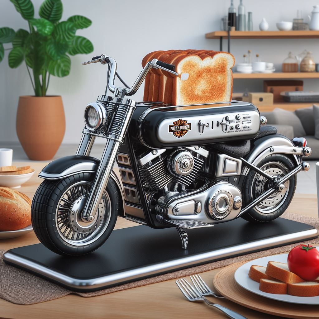 The Toaster with a Harley Davidson Design: Revving Up Your Breakfast Routine