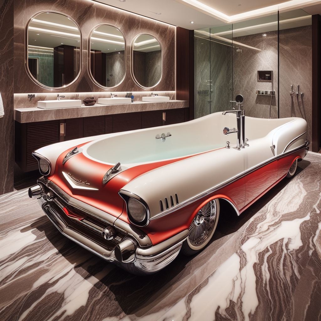 Chevrolet Inspired Bathtub Designs: Evolution & Aesthetics