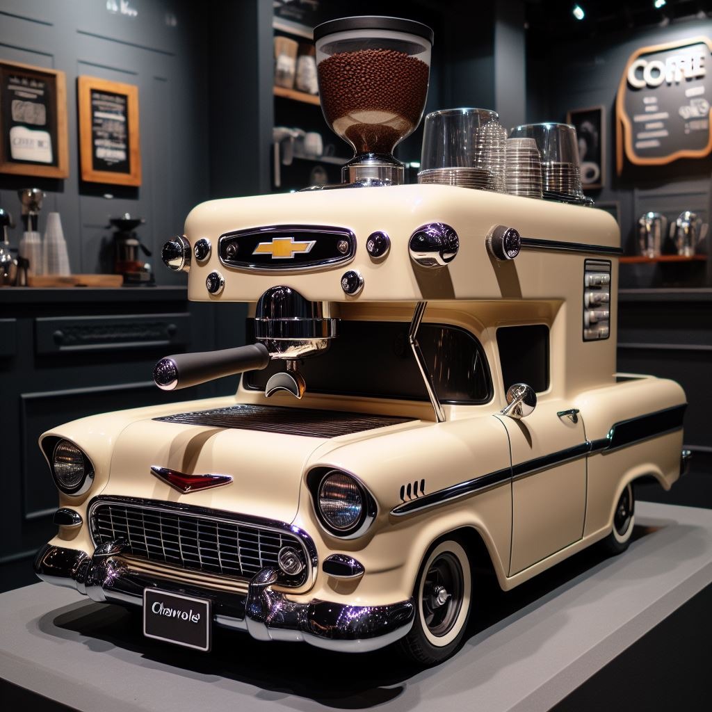 High-Octane Experience with Engine-Inspired Espresso Makers