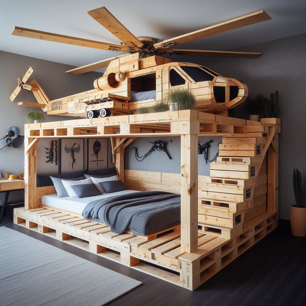 Elevating Bedroom Coziness with Helicopter Inspired Designs