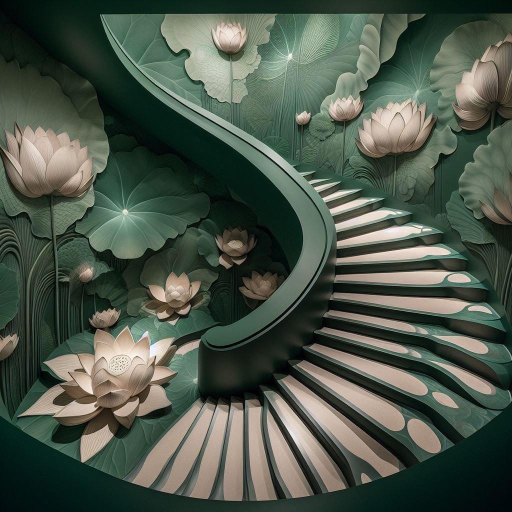 Evolution of Design in Lotus Staircase Chandeliers