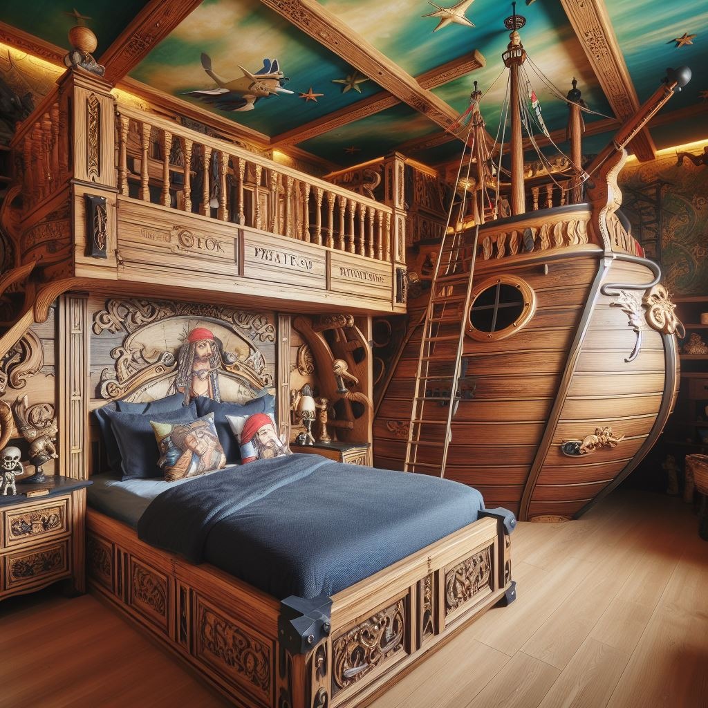 Design Inspirations for Pirate Bunk Beds