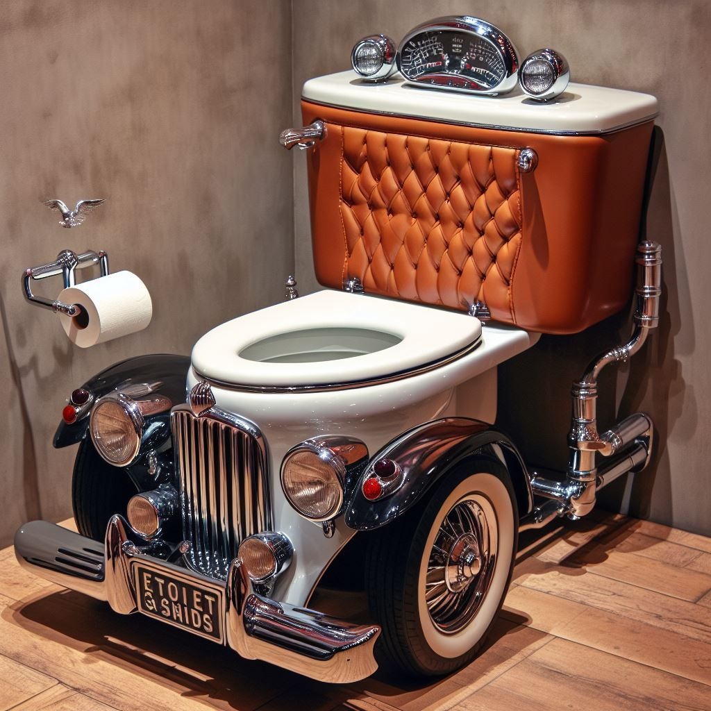Revving Up the Loo: Exploring the Fascinating World of Toilets Inspired by Classic Cars
