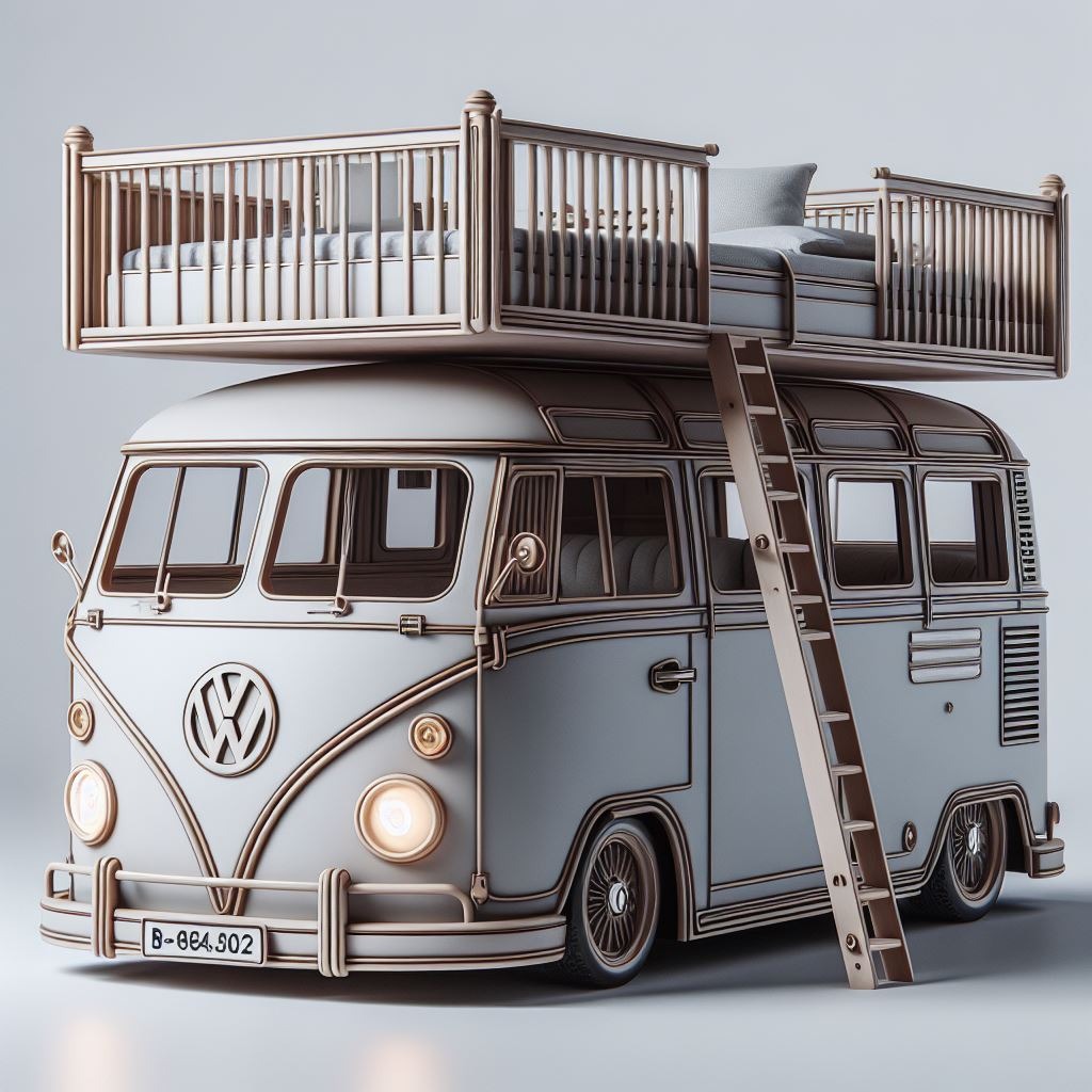 Trendy VW Campervan Themed Bedroom Decor