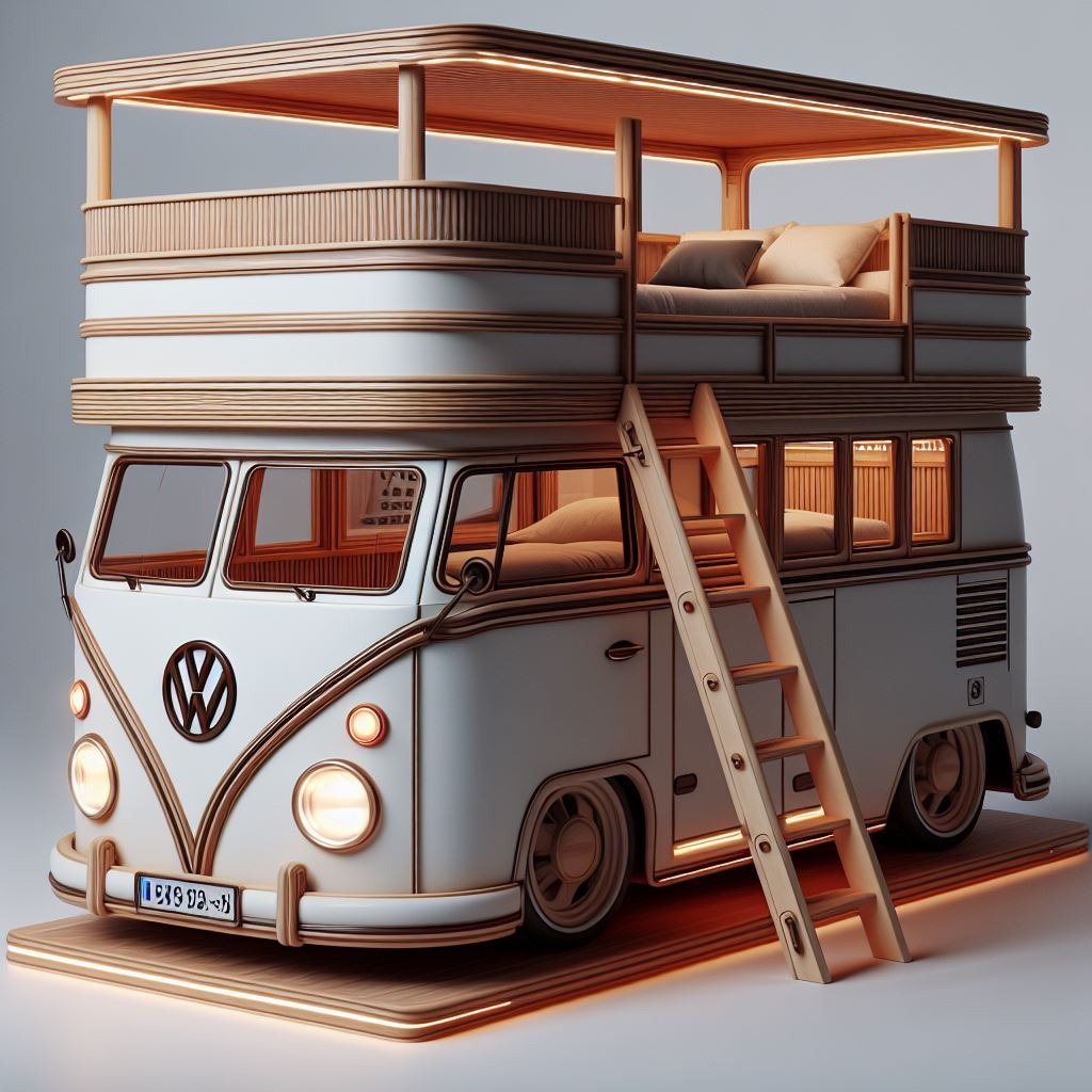 Retro VW Camper Van Inspired Bedroom Decoration Tips
