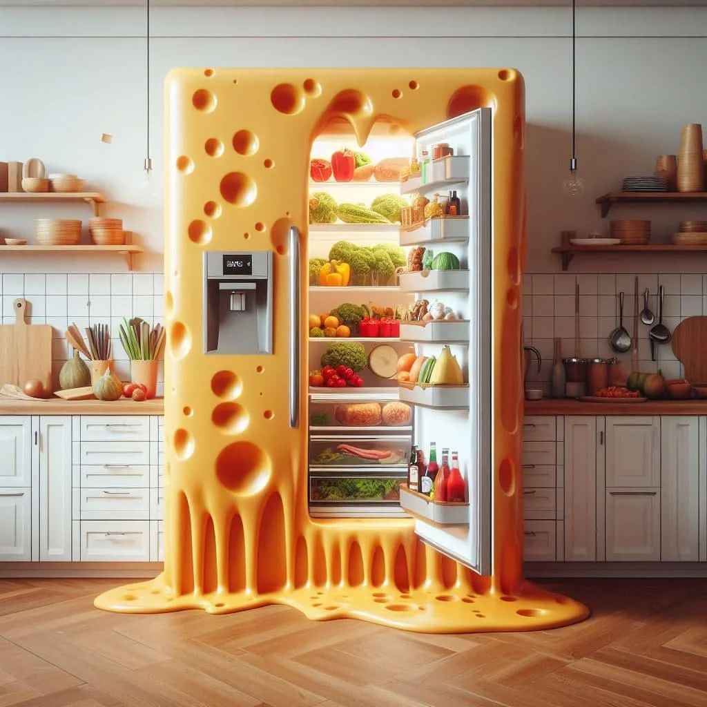 Cheese-Inspired-Refrigerator