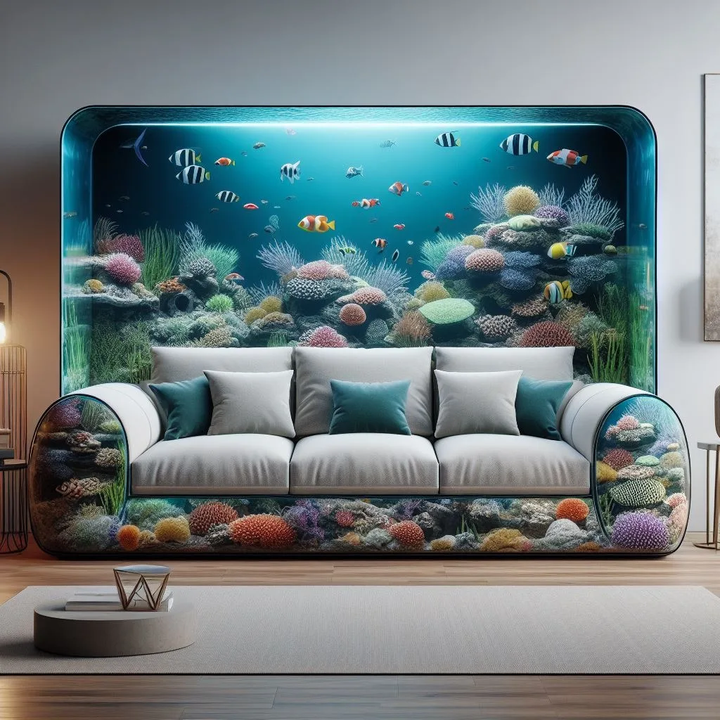 Modern Concepts for Aquarium Furniture