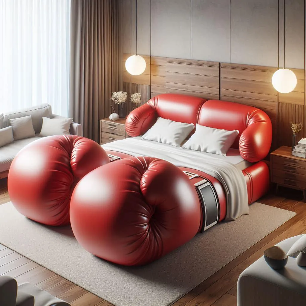 Champion Your Sleep: Experience Unparalleled Comfort in a Boxing Glove-Shaped Bed