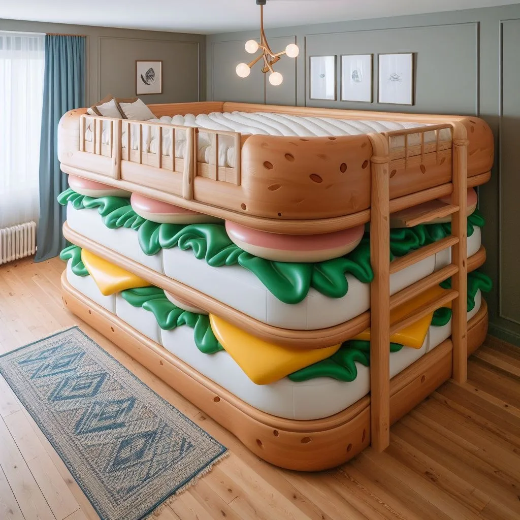 Elements of Playful Burger Bedroom Decor