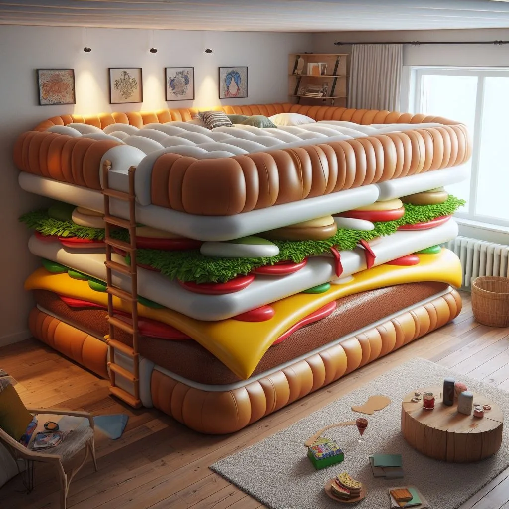 Fun with Hamburger Bedding Sets