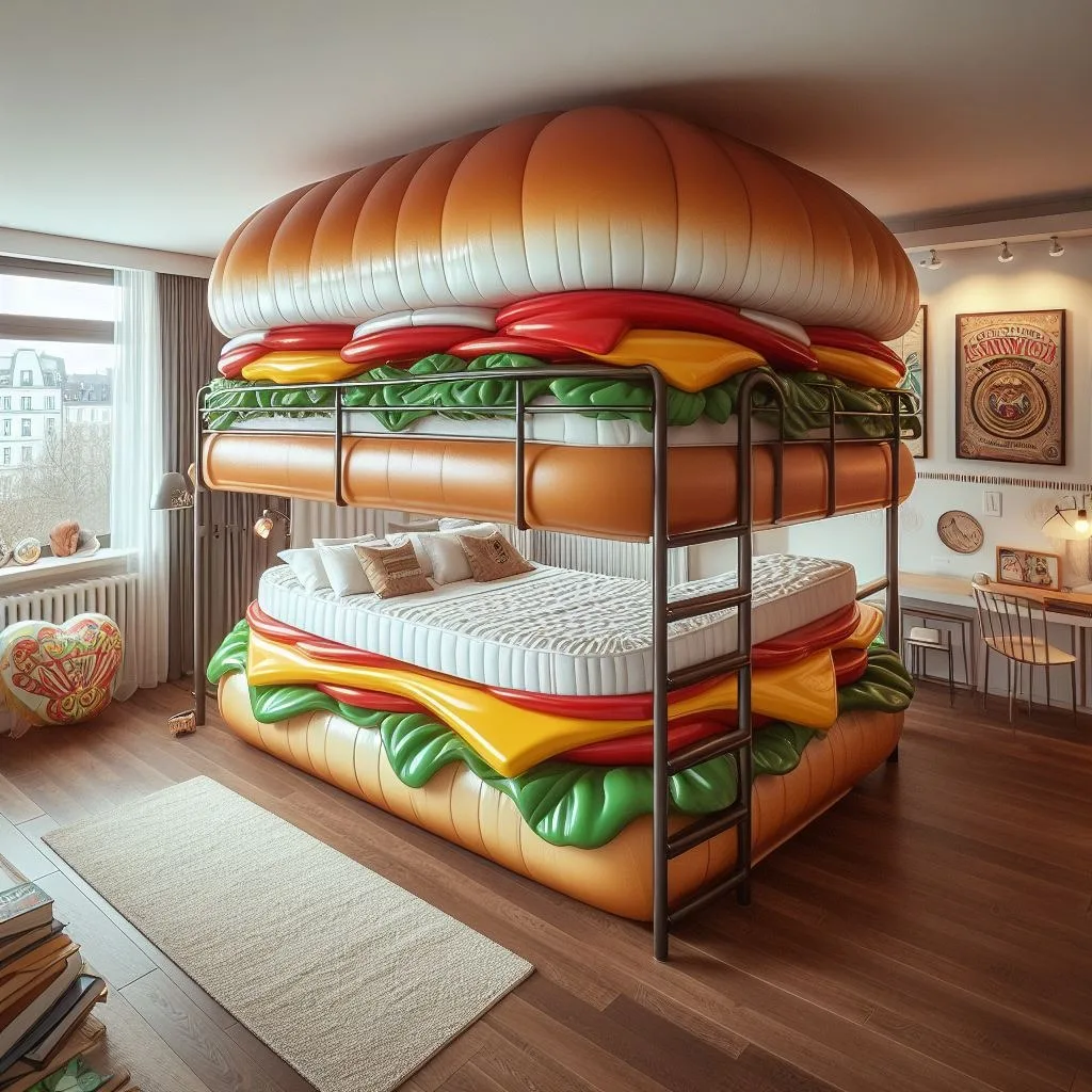 Burger-Inspired Accessories for Bedrooms