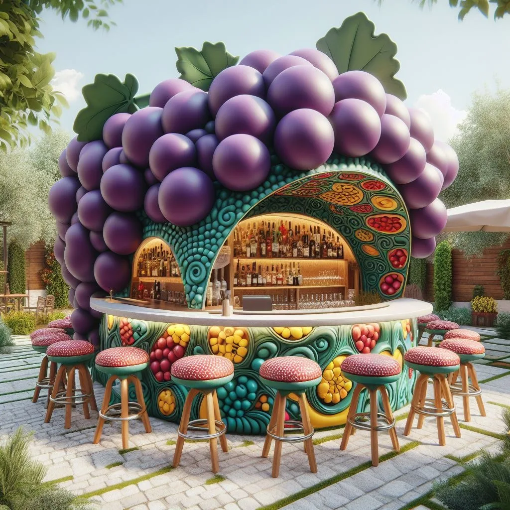 Ideas for Hosting with Your Fruit-Shaped Outdoor Bar