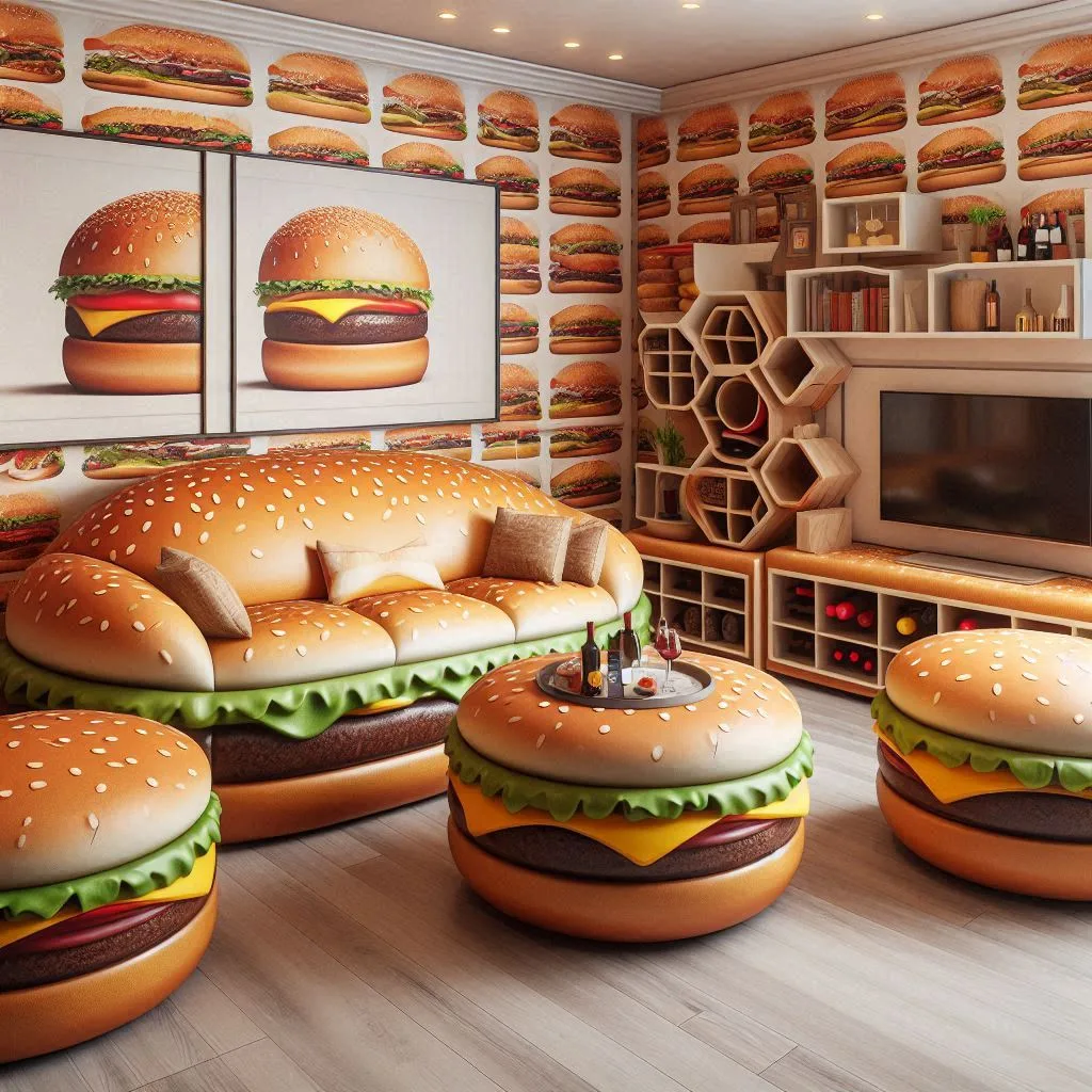 Burger-Inspired Lighting: Setting the Mood