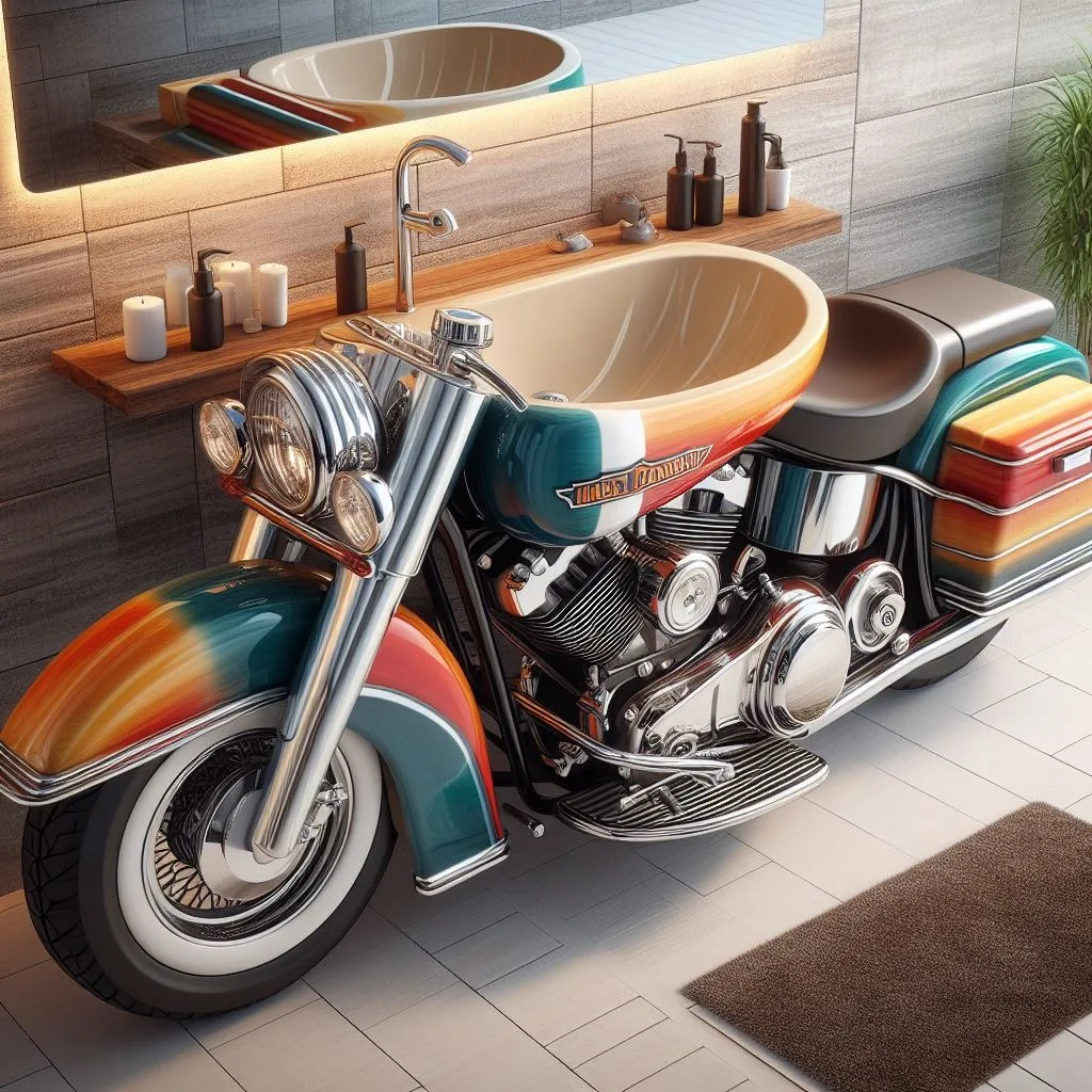 Incorporating Harley Elements into Sink Areas