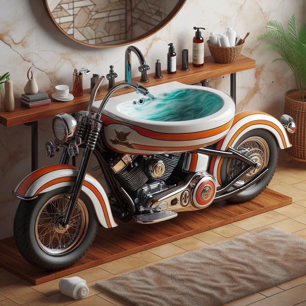 Explore the Harley-Davidson Bathroom Trend