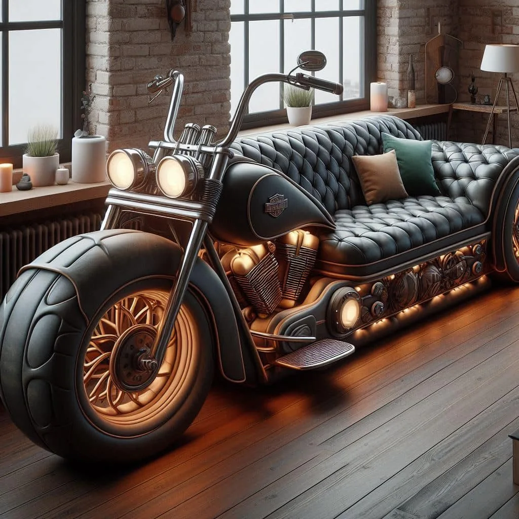 Harley Davidson Long Sofas: Get Your Motor Running with Style