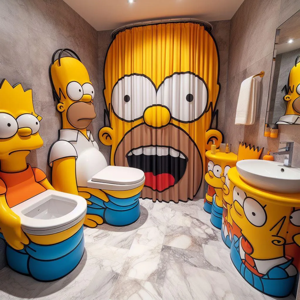 Simpsons Style Bathroom: Key Elements, DIY Projects & Real-Life Inspirations