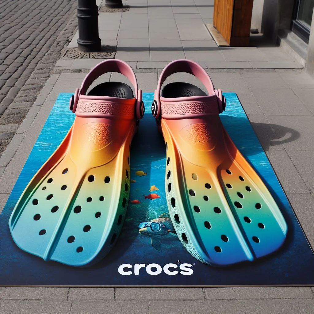 The Genesis of Diving Fin Shaped Crocs