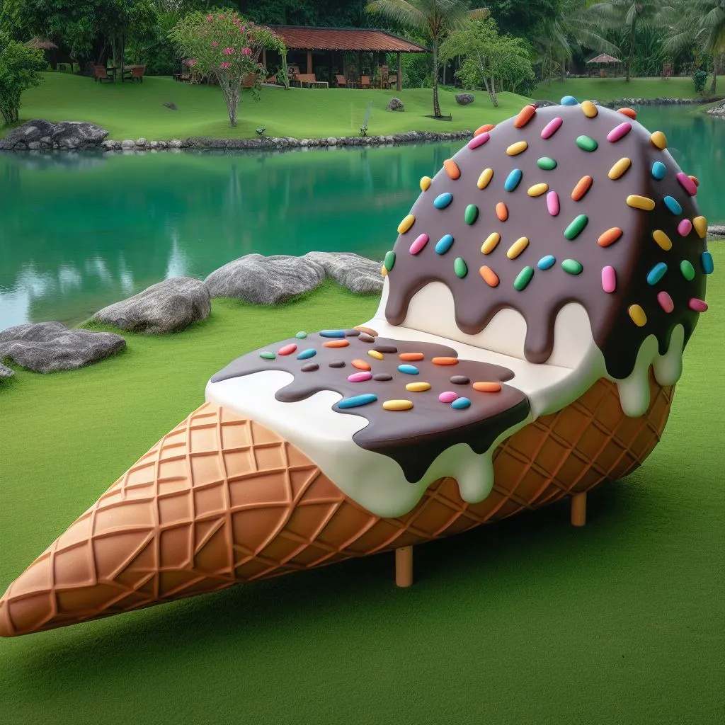 The Appeal of the Ice Cream Cone Shaped Sun Lounge