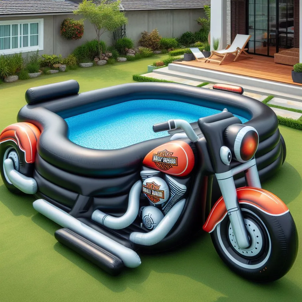 Setting Up Your Inflatable Harley Davidson Pool