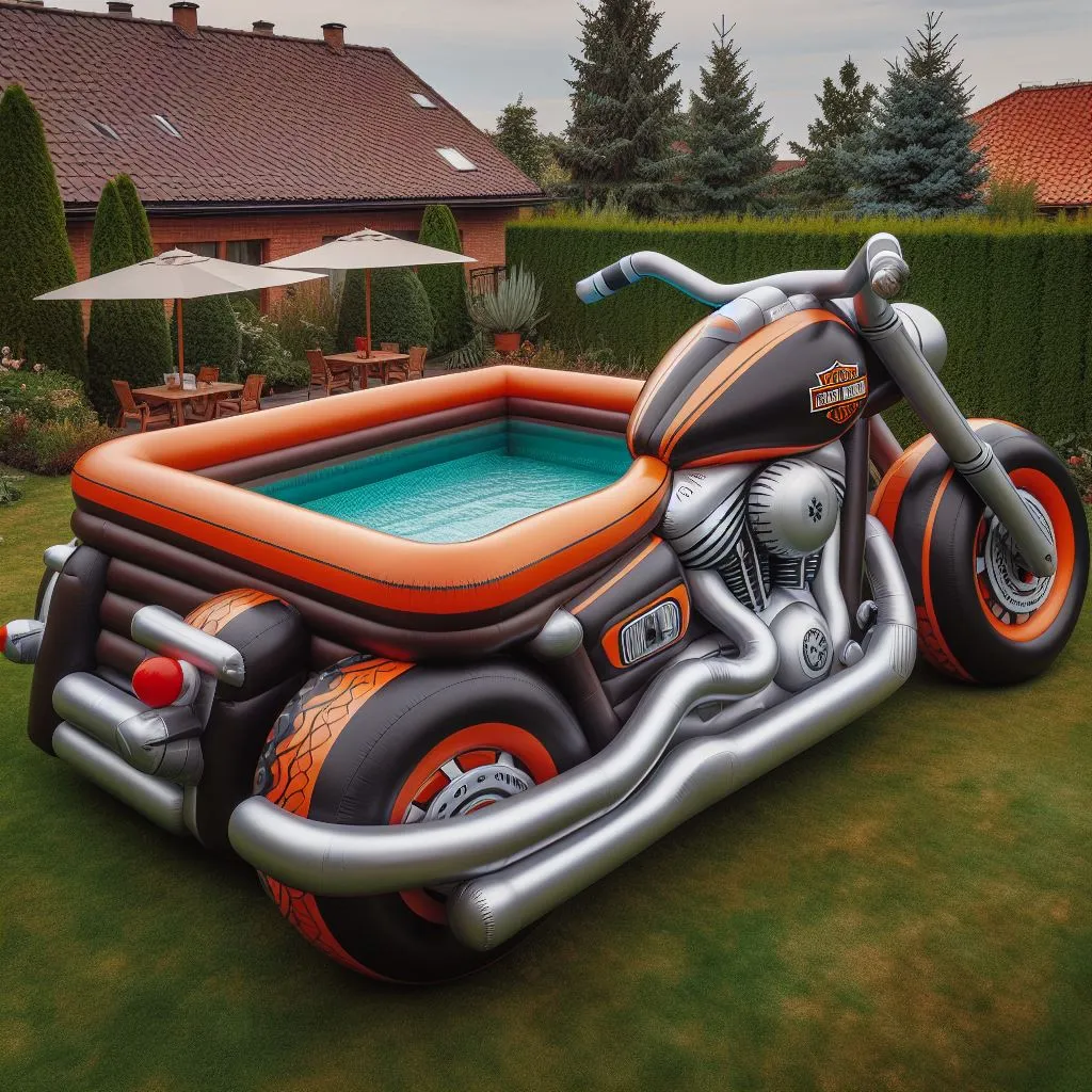 Accessories and Enhancements for Your Inflatable Harley Davidson Pool