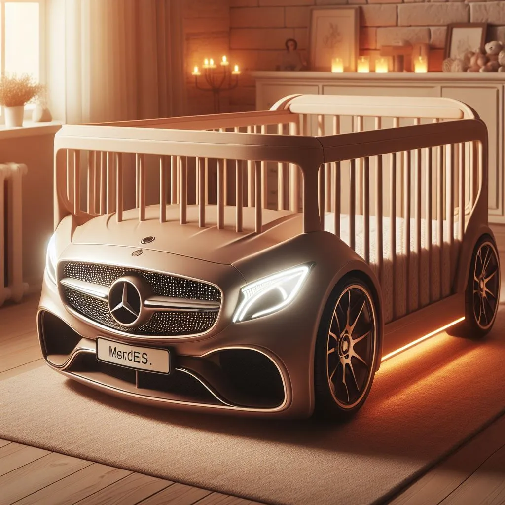 The Concept Behind the Mercedes Shaped Baby Crib