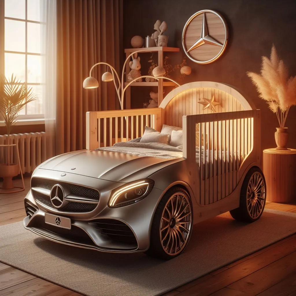Creating the Perfect Nursery with a Mercedes Shaped Baby Crib