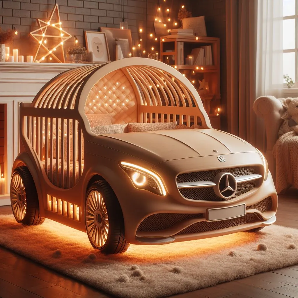 Mercedes Shaped Baby Crib: The Pinnacle of Luxury for Your Little One