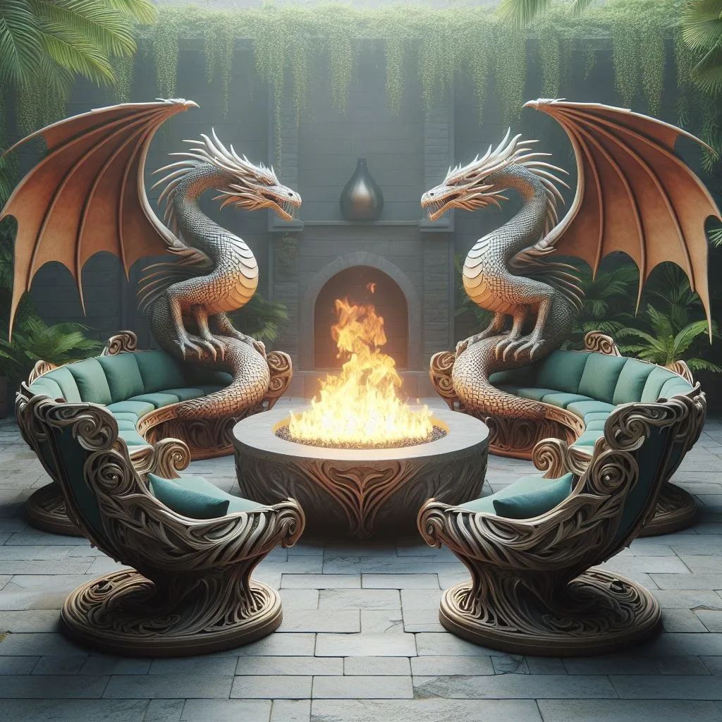 DIY Dragon Seating Steps