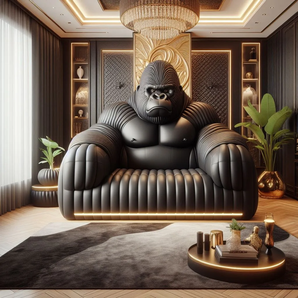 Gorilla Sofas as Daring Decor Choices