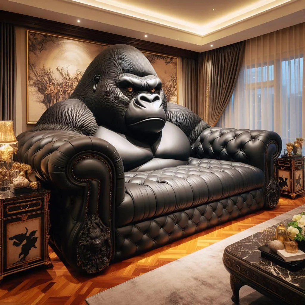 Unleash the Wild: Gorilla Sofas for Jungle-Inspired Living Rooms