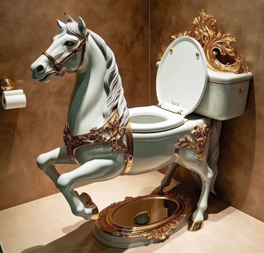 Horse Shaped Toilet: A Unique Blend of Art, Functionality, and Whimsy
