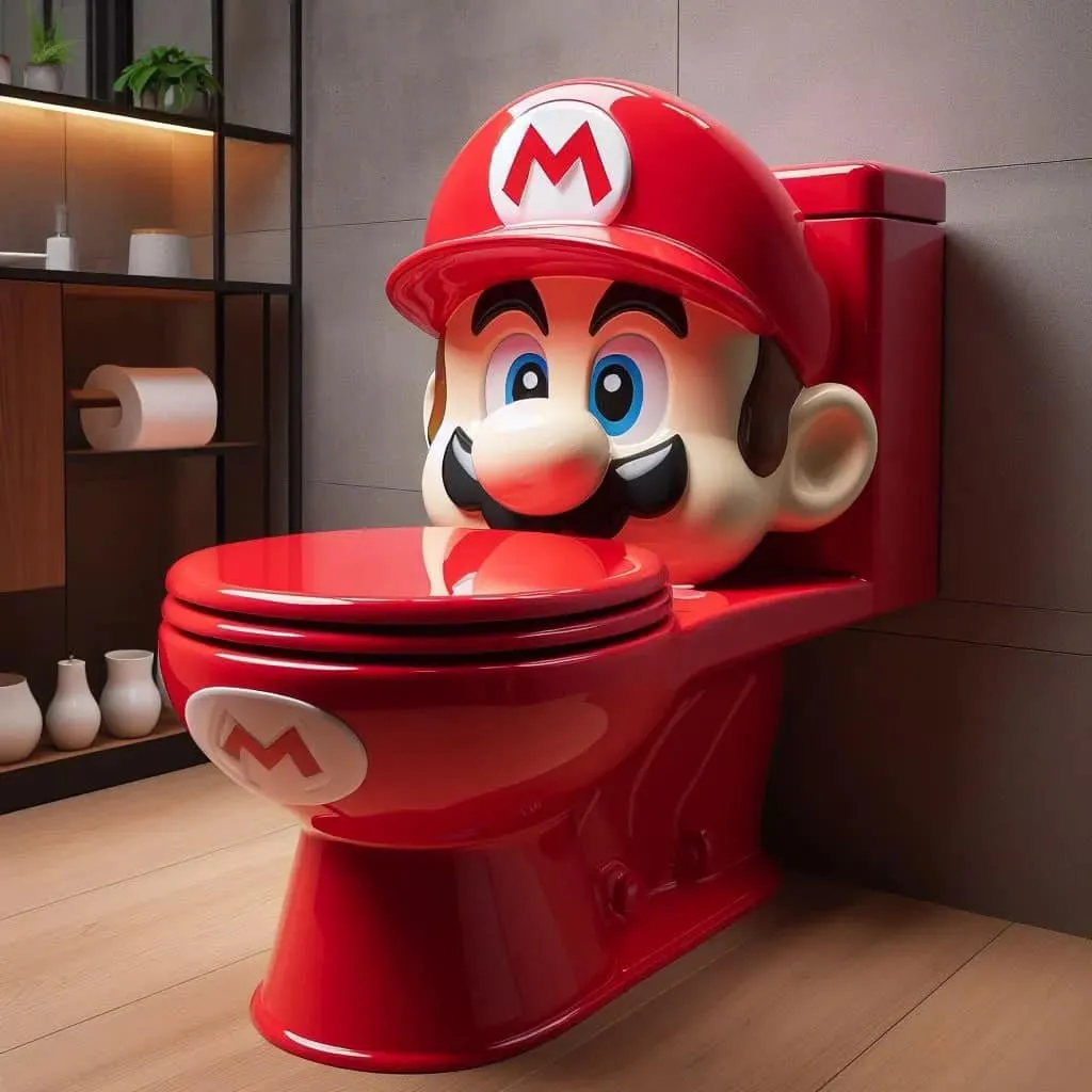 The Quirky Charm of the Mario Shaped Toilet: A Nostalgic Homage to Gaming Icons