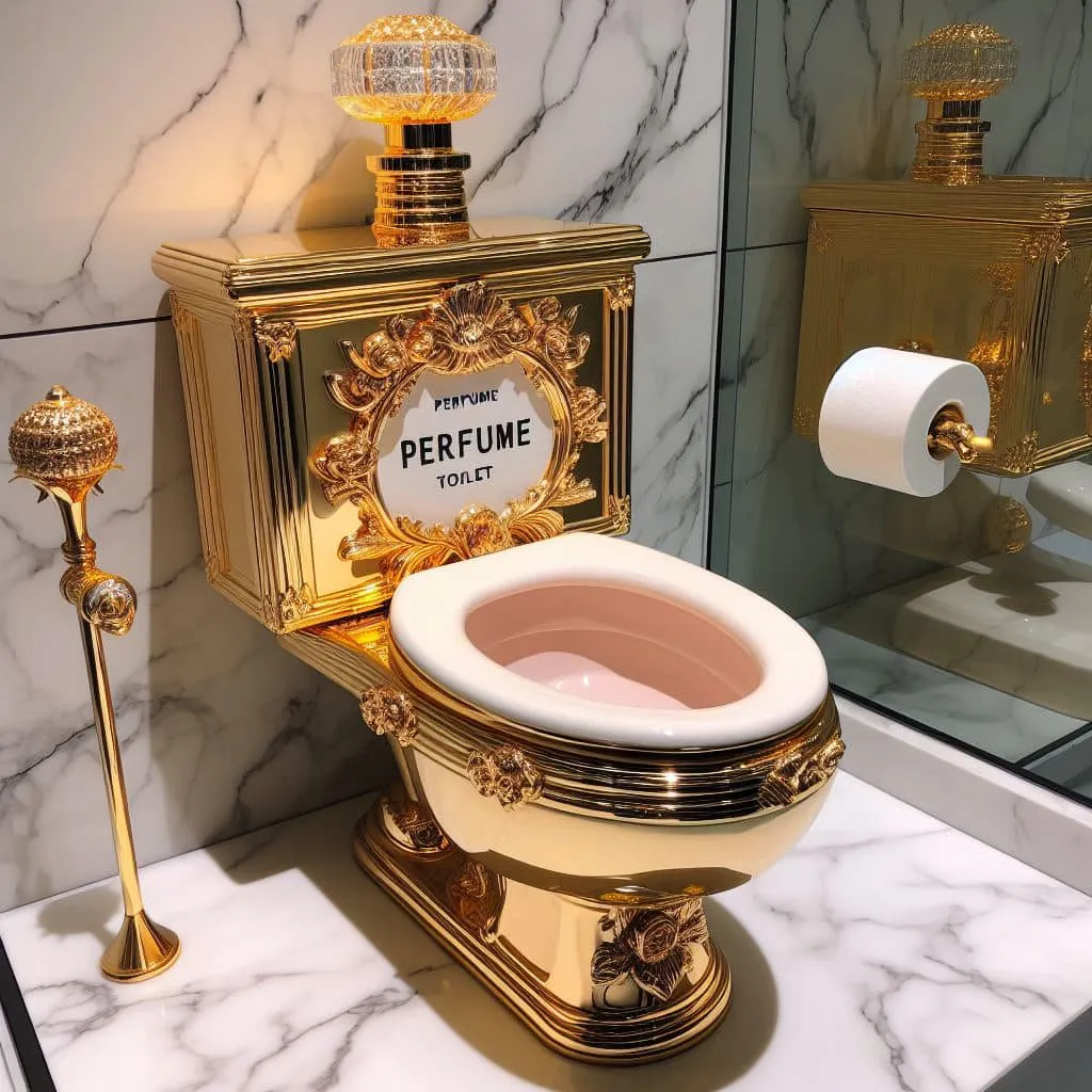 Spray Your Way to a Fresher Bathroom with These Perfume-Shaped Toilets