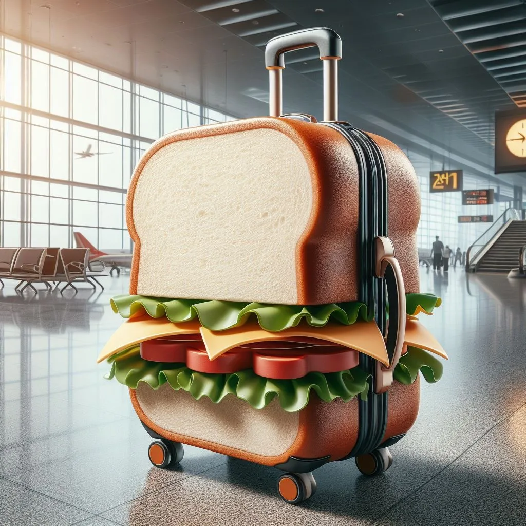 The Delicious Delight of the Sandwich Shaped Suitcase: A Travel Essential for the Fun-Loving Wanderer