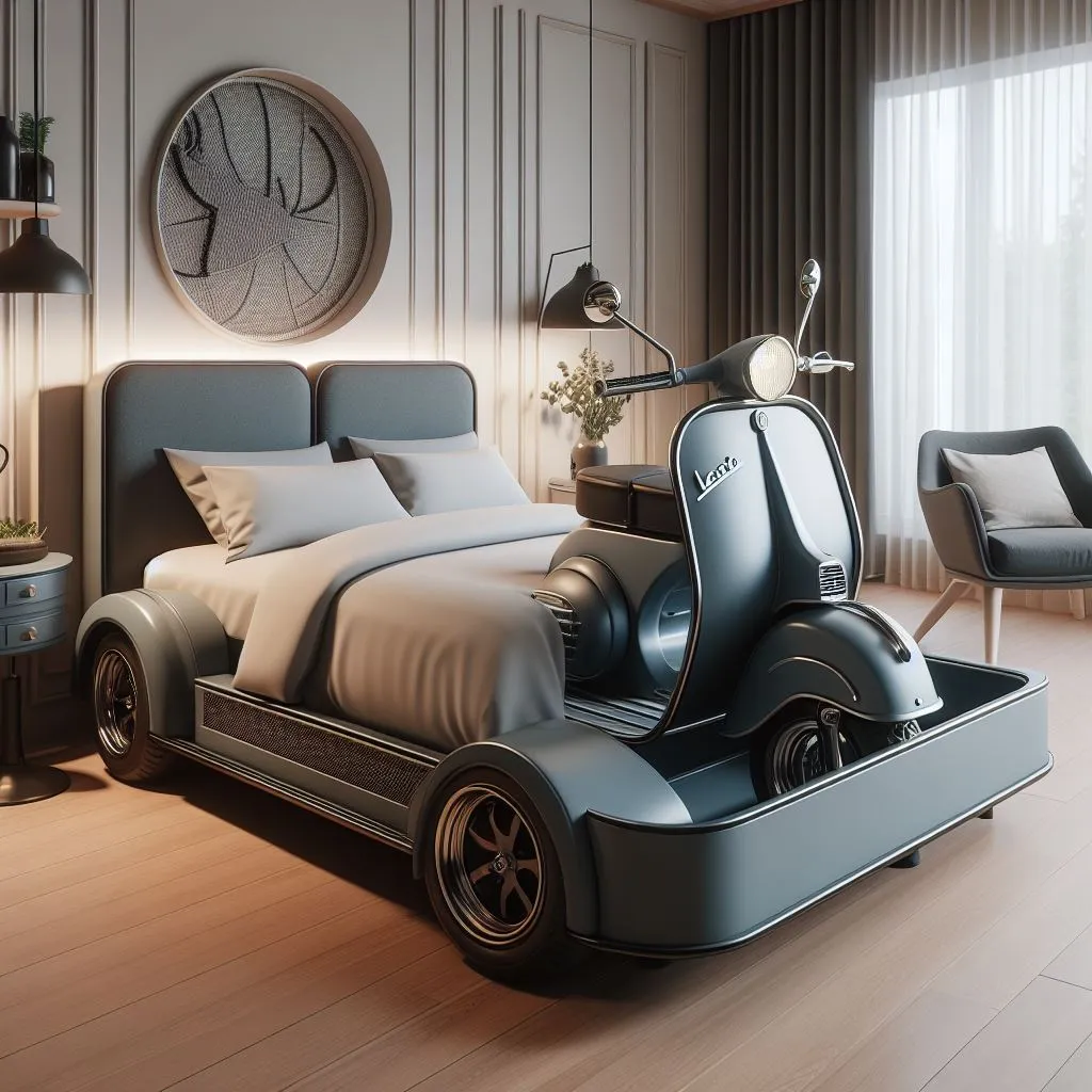 Design Elements of a Vespa Inspired Bed