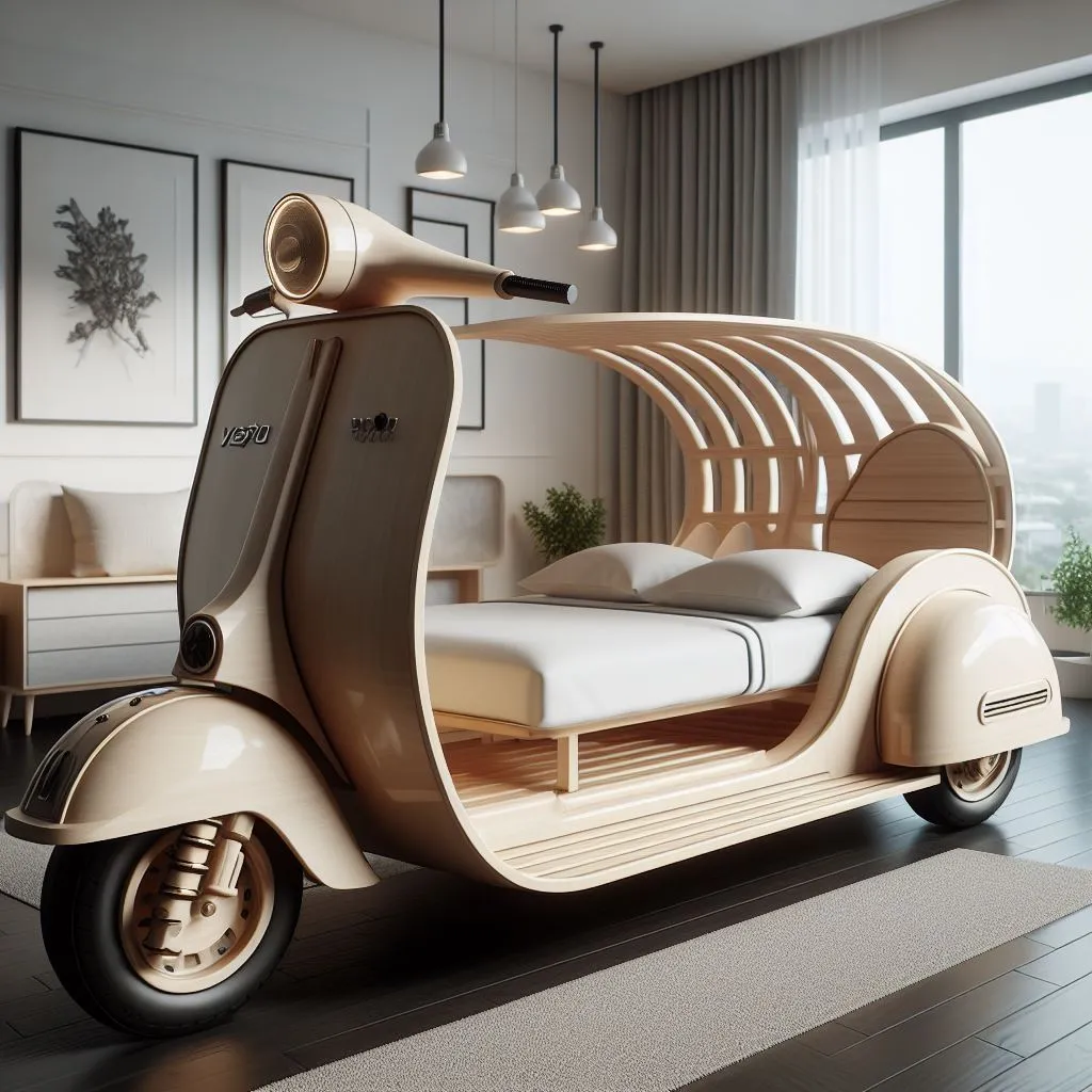 Integrating the Vespa Inspired Bed into Your Home Decor