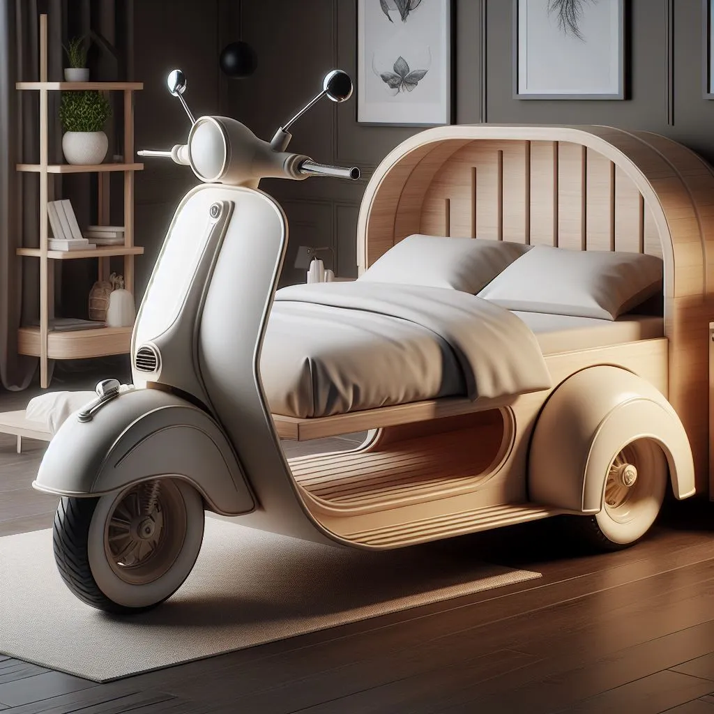 Vespa Inspired Bed: A Fusion of Nostalgia and Modern Design