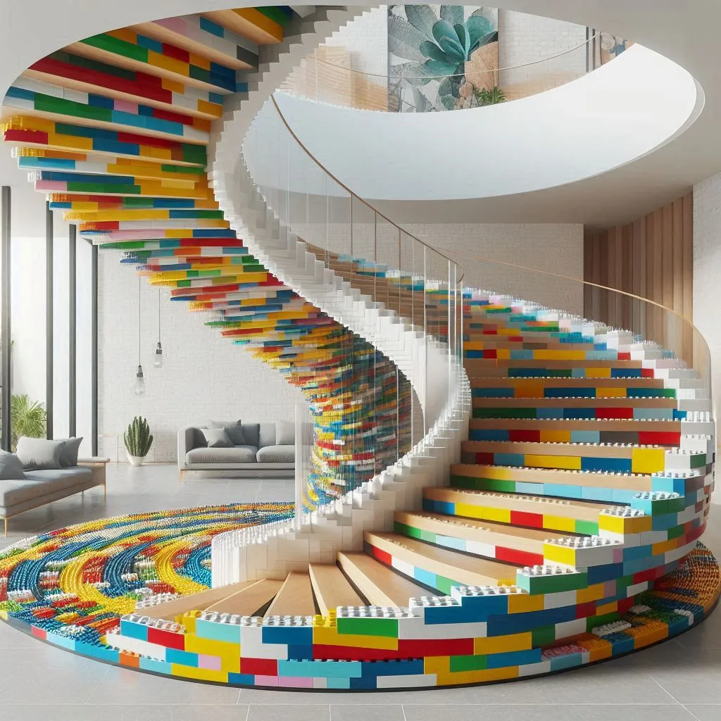 LEGO Spiral Staircase: Building Tips and Tricks