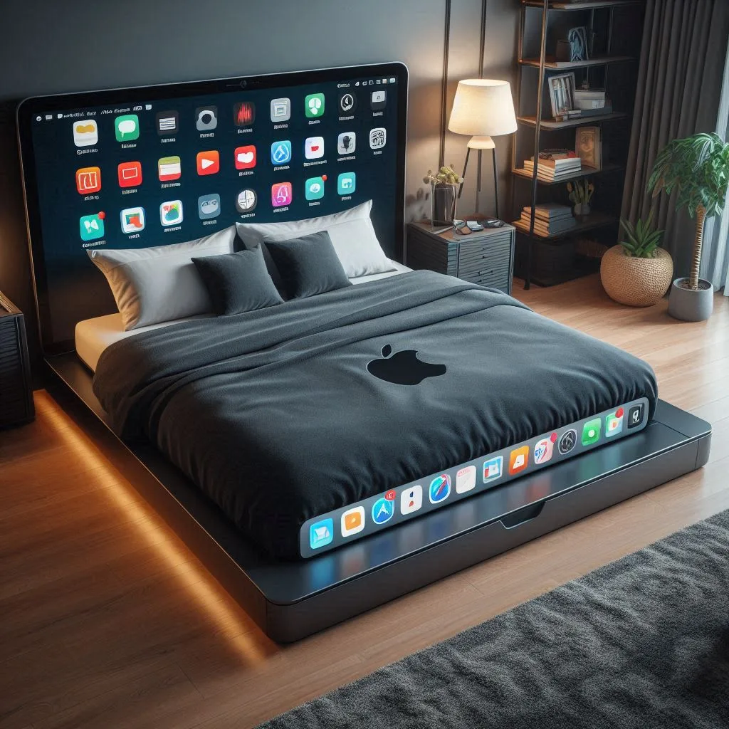 Designing a MacBook Inspired Bed: Sleek Lines and Minimalist Aesthetics