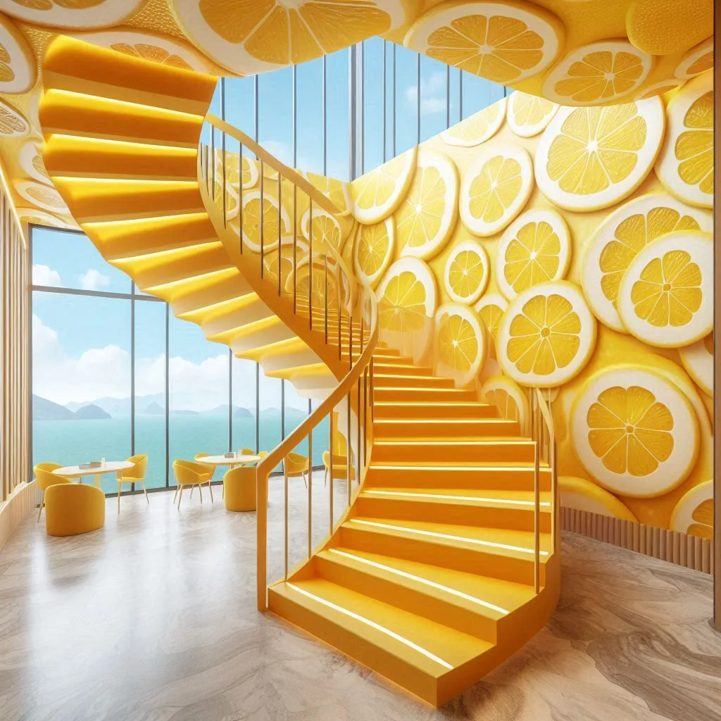 Unique Staircase Concepts with Fruit Motifs