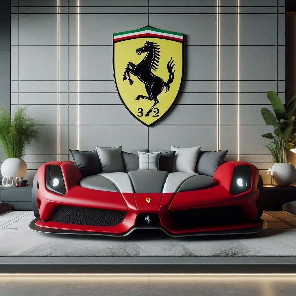 Exquisite Ferrari-Inspired Luxury Sofa Collection: A Fusion of Elegance and Comfort