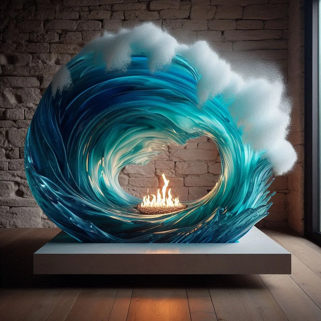 Coastal Calm: Discover the Enchanting Style of Fireplaces Inspired by Ocean Waves