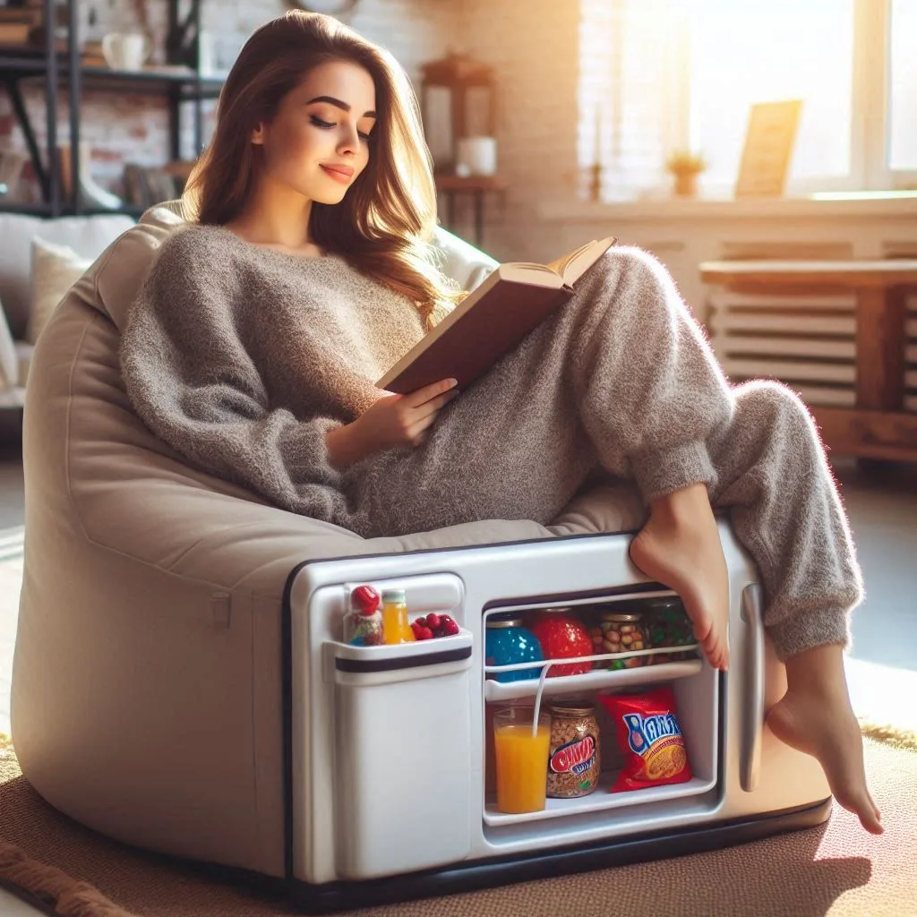 Unique Features of Refrigerator Integrated Bean Bag Chairs