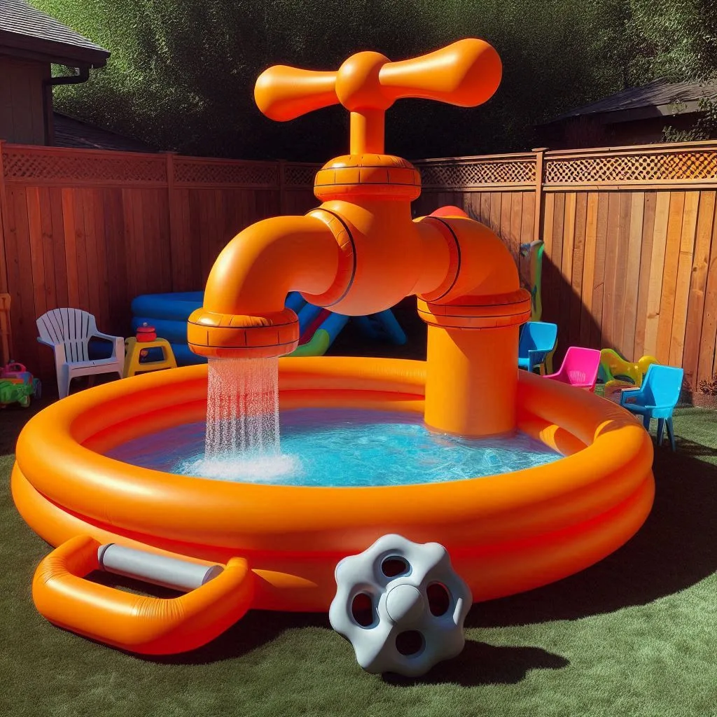 The Unique Design of Tap Inspired Inflatable Pools