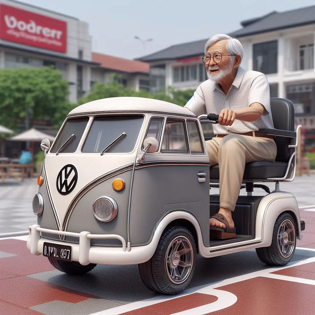 Experience the Ultimate in Mobility with These Volkswagen Bus Scooters